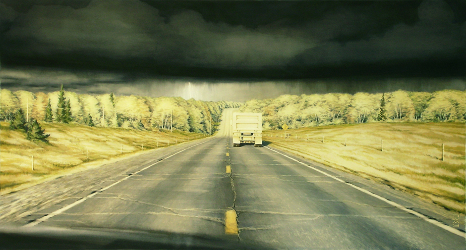 Artwork titled Two-Lane Highway