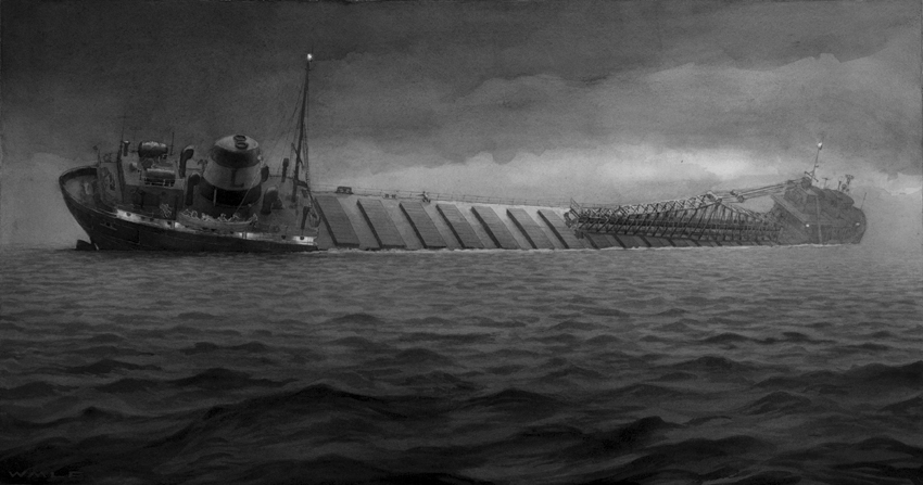 Artwork titled Sinking Ship
